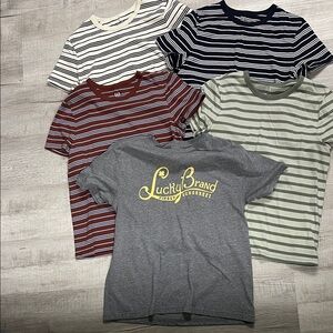 GAP and Lucky Brand Tees size medium and one size small